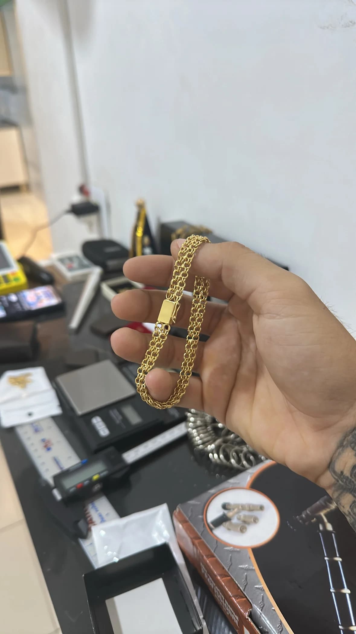 PRATA 100% legítima BANHADA A OURO18k.🔥