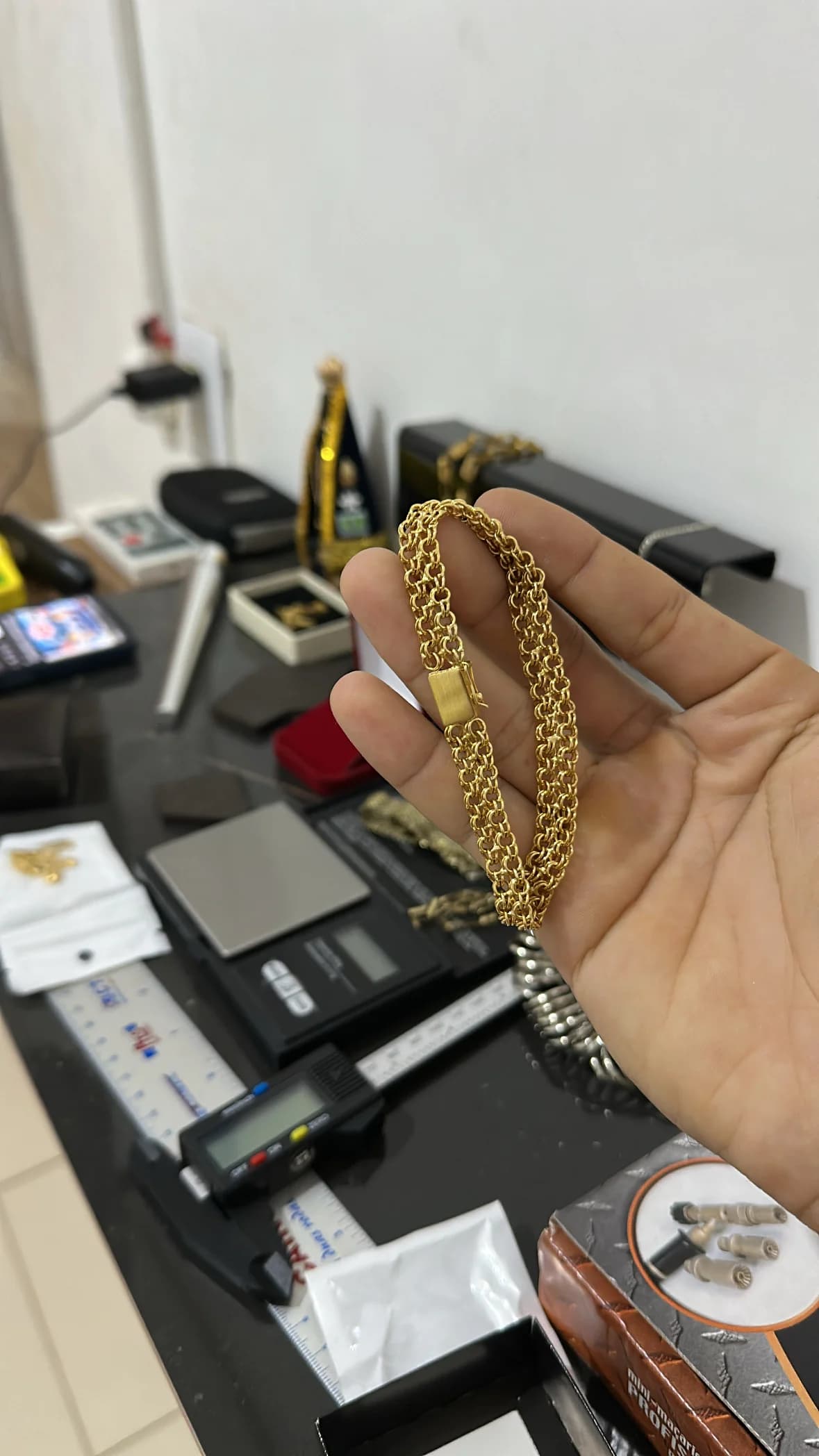 PRATA 100% legítima BANHADA A OURO18k.🔥