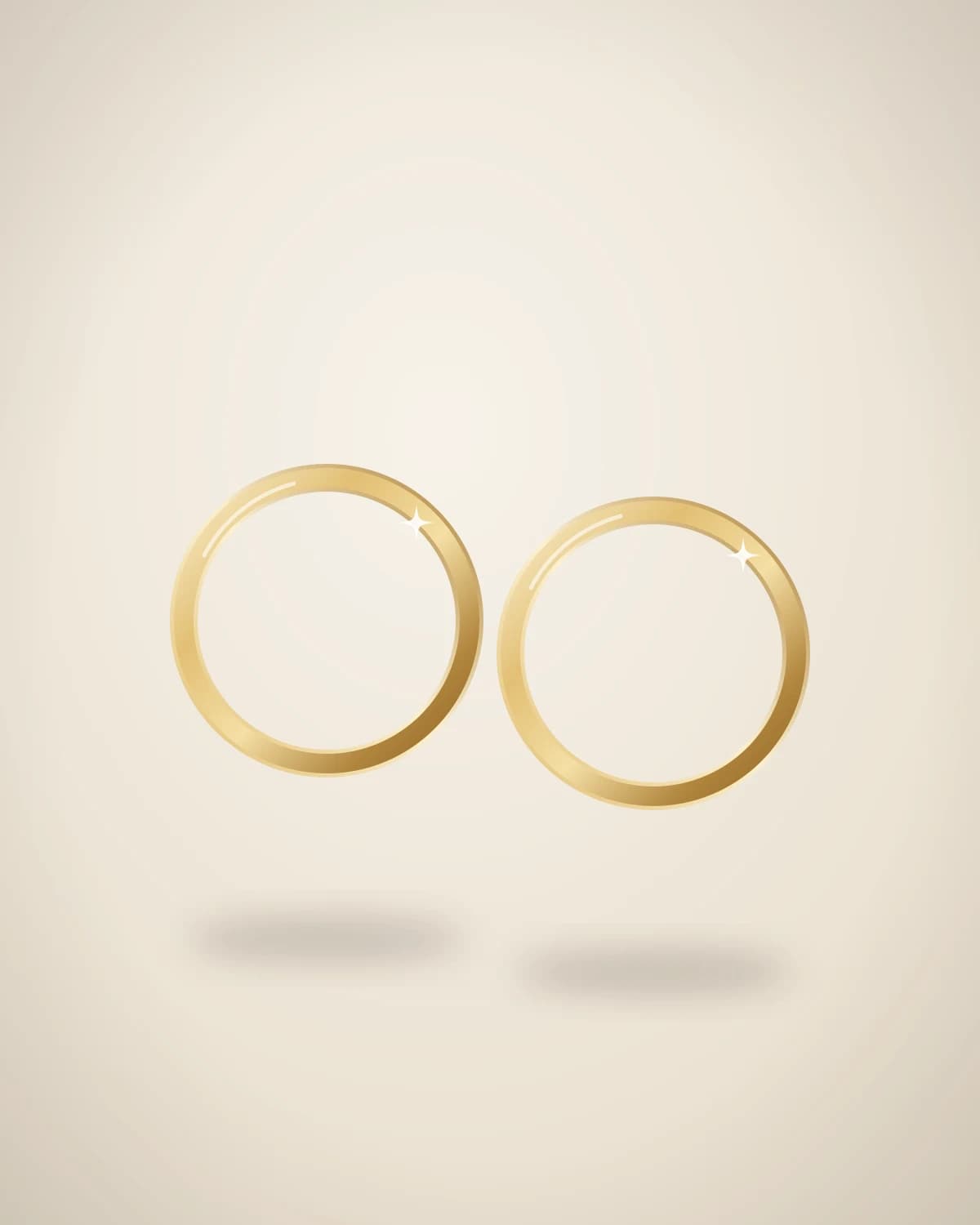 Argola Clássica Ouro 18k